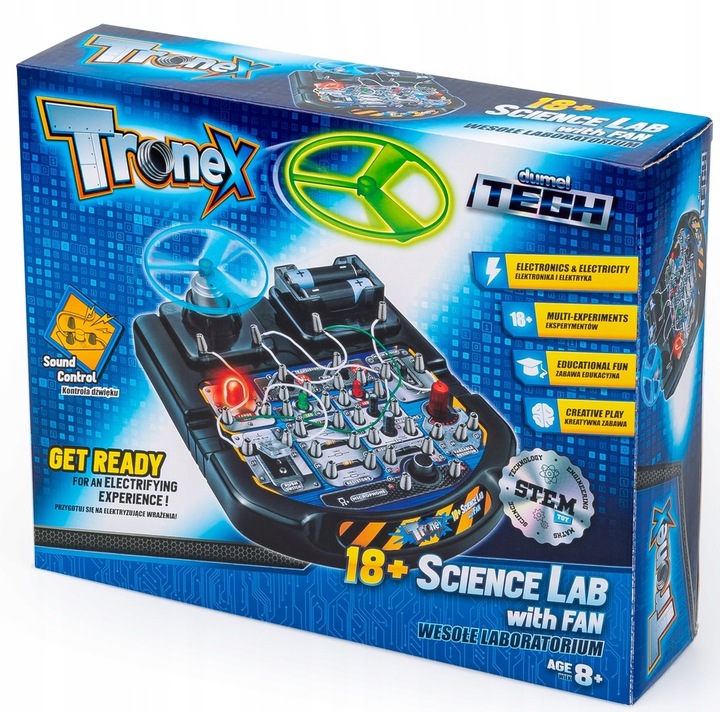 DUMELTech WESOŁE LABOLATORIUM Eksperymenty eletryka i elektronika KREATYWNA