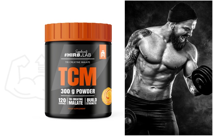 KREATYNA CREATINE 300 g SIŁA - MASA POWDER TCM MOCNY ENERGIA HIRO.LAB