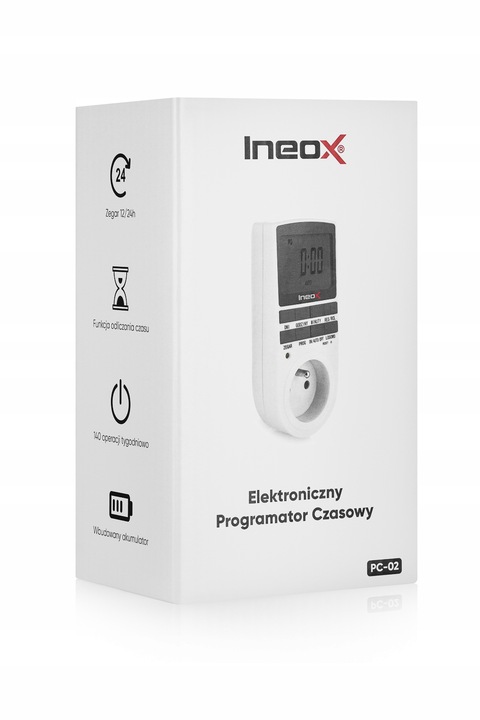 Programator Czasowy Włącznik Wyłącznik Ineox PC-02