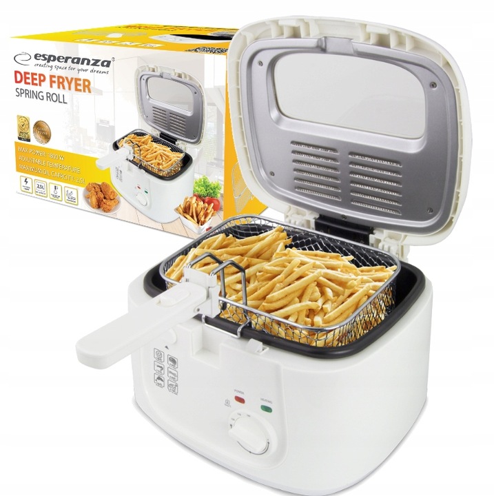 Frytkownica tradycyjna Esperanza Spring Roll 1800W