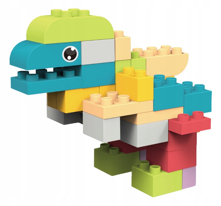 KLOCKI budowlane konstrukcyjne DUŻE ELEMENTY podwozia Zestaw XXL 86 el.