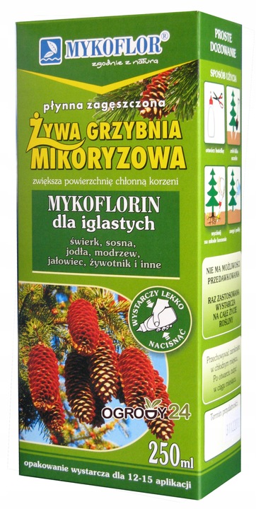 Mikoryza dla DRZEW IGLASTYCH grzybnia