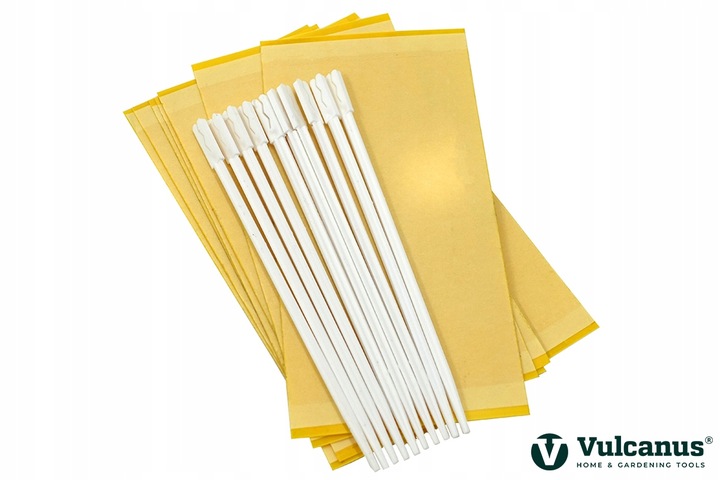 40x Lep Do Doniczek Żółty Na Mszyce Ziemiórki Owady Szkodniki Lepy