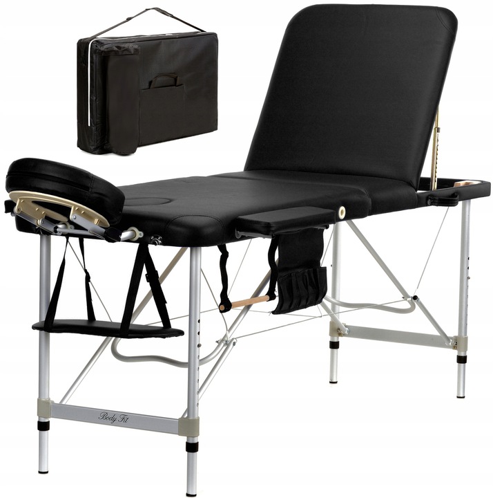 STÓŁ ŁÓŻKO DO MASAŻU 3 SEGMENTY ALU BODYFIT +TORBA
