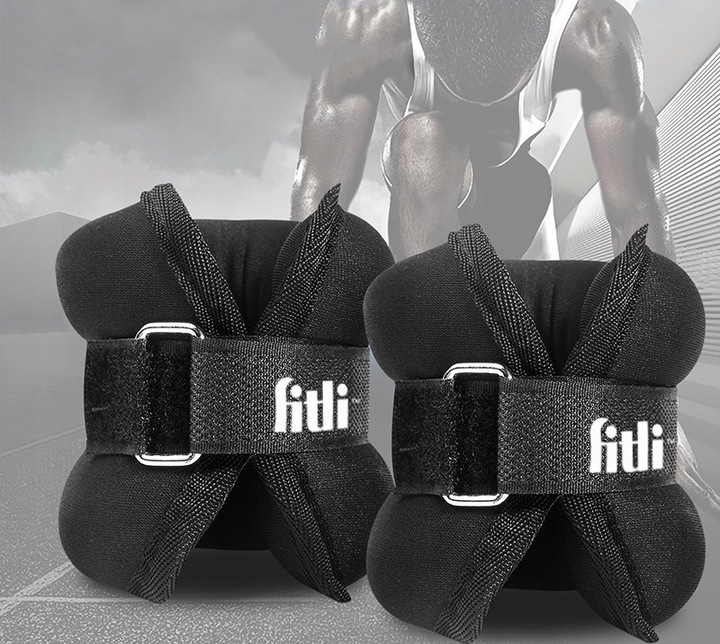 OBCIĄŻNIKI NA KOSTKI RĘCE 1 KG CIEŻARKI NA NOGI NADGARSTKI 2x 1KG