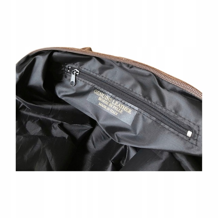 TAUPE ZAMSZOWA TOREBKA WOREK CAPPUCCINO TOREBKA ZAMSZ NATURALNY Vera Pelle