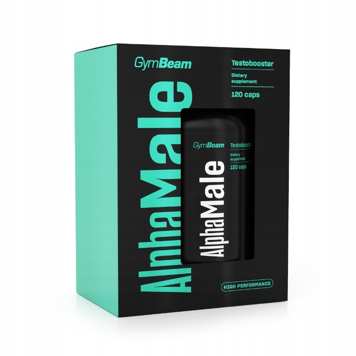 TESTOBOOSTER TESTOSTERON LIBIDO MIĘŚNIE SIŁA WITAMINY - GymBeam 120 kaps