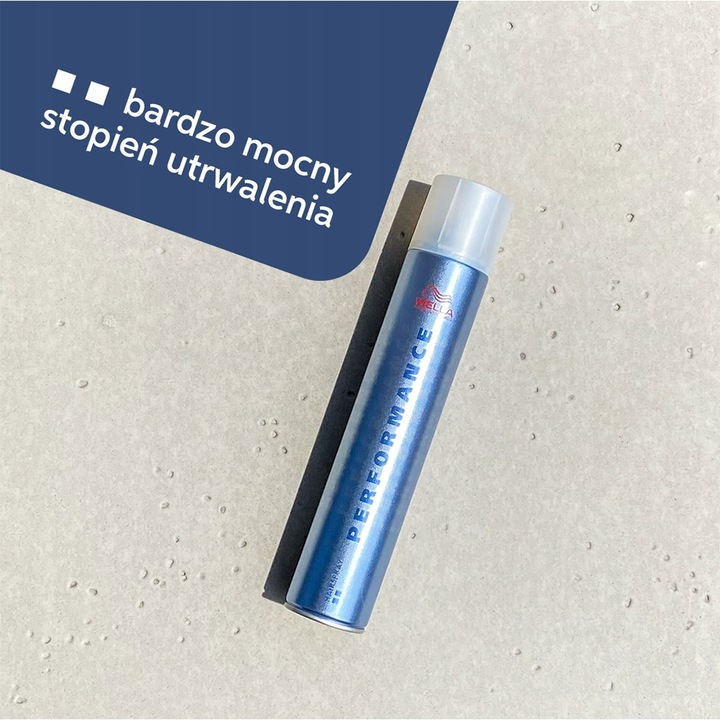 Wella Professionals Performance Lakier do Włosów Bardzo Mocny 500 ml x2