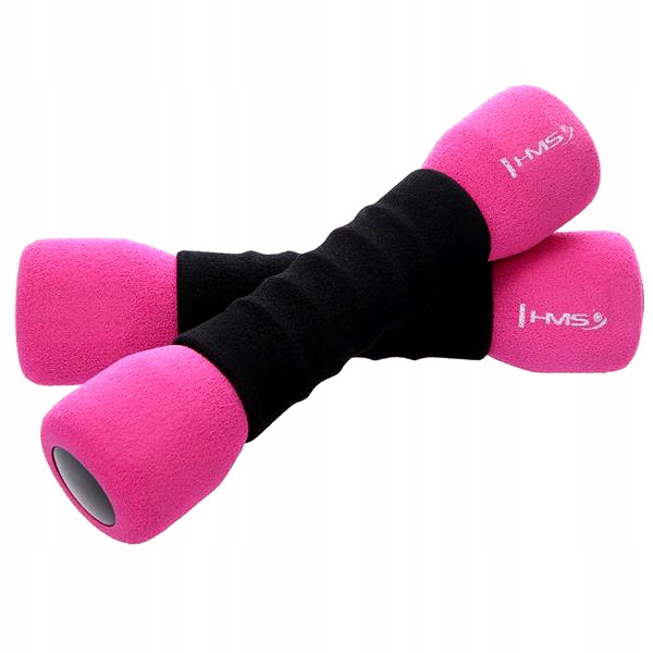 ZESTAW HANTLE CIĘŻARKI do ĆWICZEŃ STAŁE 2x1 KG HMS