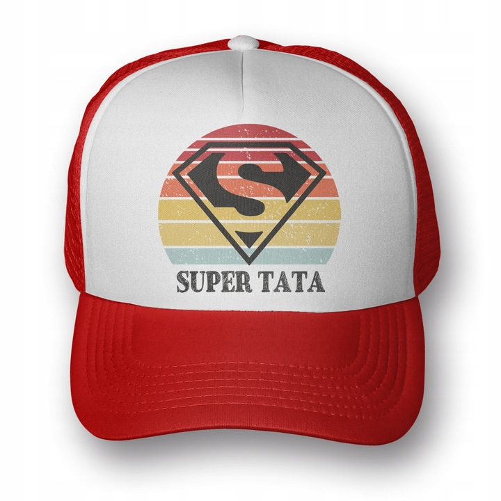 CZAPKA TRUCKER SUPER TATA PREZENT DZIEN OJCA
