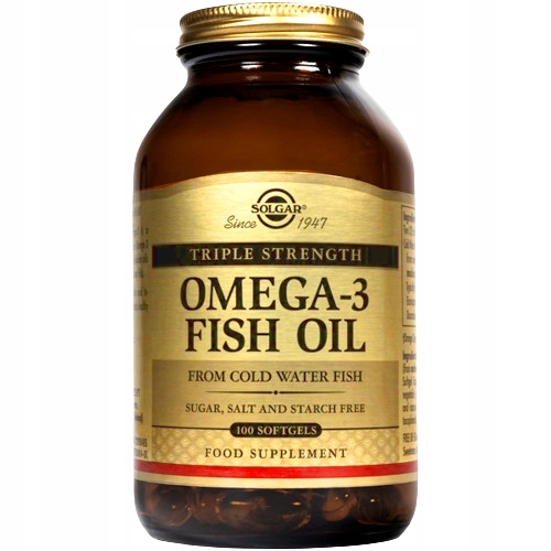 Solgar Omega 3 950mg POTRÓJNA SIŁA EPA DHA TRIPLE STRENGTH 100soft