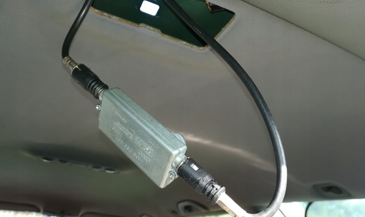 Antena Aktywna samochodowa maszt 40cm Audi A3 8P A4 B5 A6 C4 8L SANAP ROCA