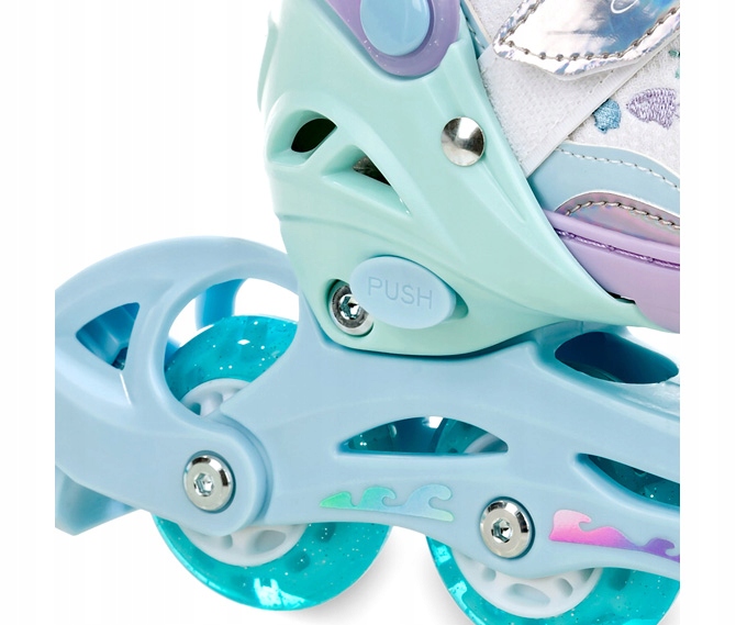 Rolki Wrotki 3w1 Regulowane RAVEN Isla 27-30 Kółka LED