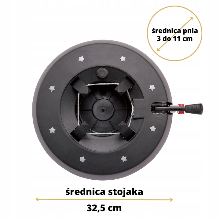 STOJAK CHOINKOWY ANTRACYTOWY KAMAI START 1 DO 2,0M