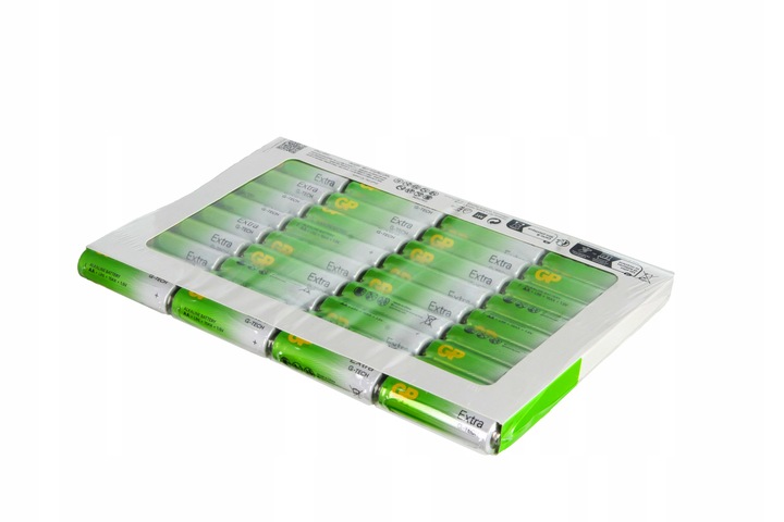 40 sztuk BATERIA ALKALICZNA GP Extra R6 AA paluch
