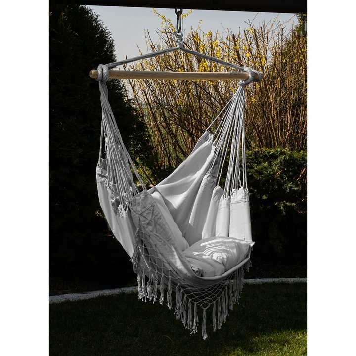 HAMAK - KRZESŁO BRAZYLIJSKIE SZARE GARDLOV