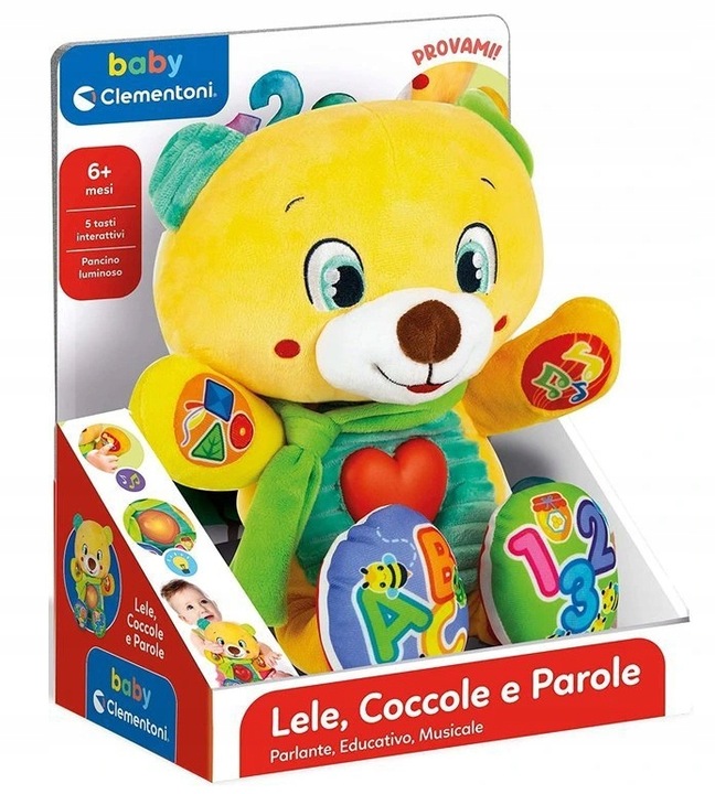 Zabawka dla dzieci pluszak Interaktywny Misiek Lelek 2.0 Clementoni