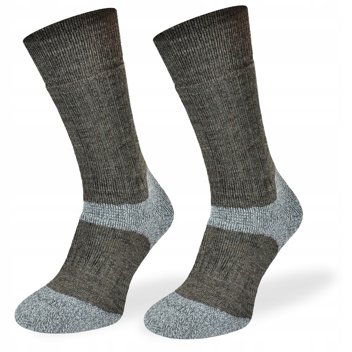 Grube zimowe skarpety trekingowe TRE9 – 80% merino