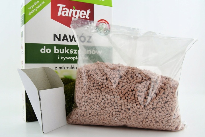 TARGET NAWÓZ DO BUKSZPANÓW I ŻYWOPŁOTÓW 4 KG GRANULAT