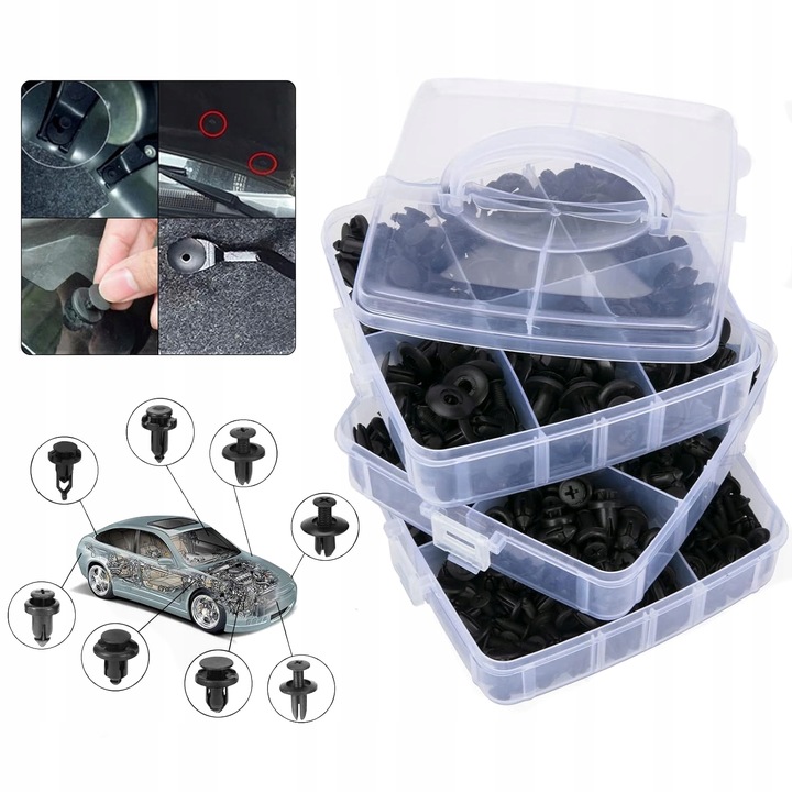 SPINKI KLIPSY KOŁKI SAMOCHODOWE DO TAPICERKI 620