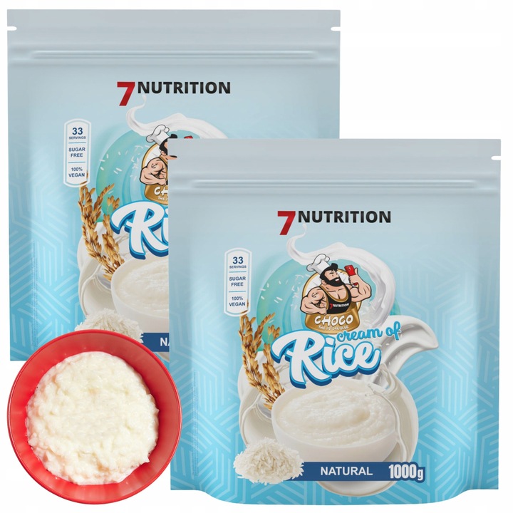 7NUTRITION Kleik Bez Cukru Zamiast Posiłku Zdrowa Przekąska Naturalny 2kg