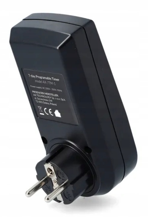 PROGRAMATOR CZASOWY TYGODNIOWY WŁĄCZNIK WYŁĄCZNIK TIMER 24/7