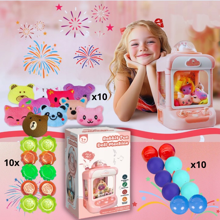 AUTOMAT MASZYNA GRA ZRĘCZNOŚCIOWA INTERAKTYWNA DLA DZIECI ZABAWKA PREZENT