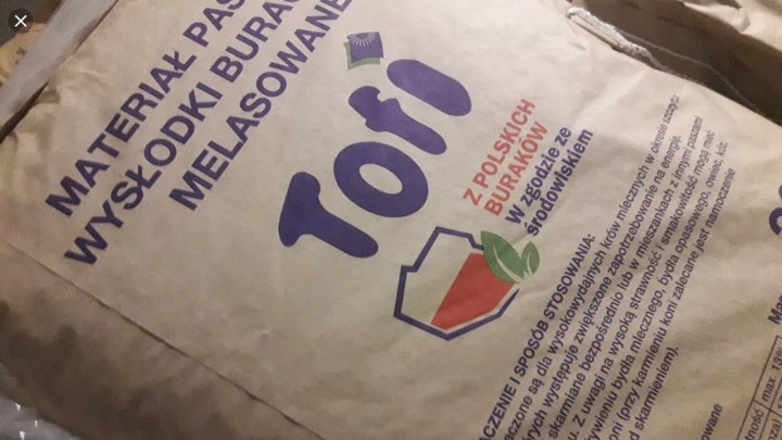 Wysłodki Tofi buraczane melasowane 30kg BYDŁO KONIE OWCE KOZY