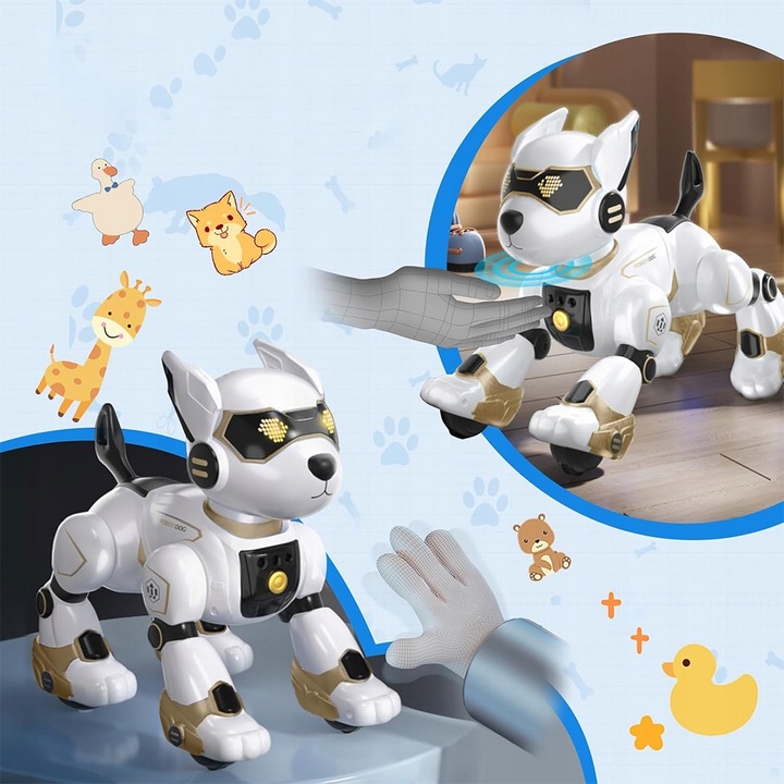 ROBOT PIES ZDALNIE STEROWANY INTERAKTYWNY DO ŚPIEWANIA I TAŃCZENIA