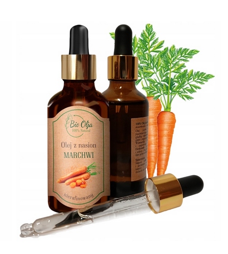 Olej z nasion marchwi do opalania - - 100% CZYSTY