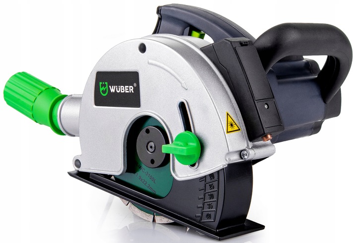 BRUZDOWNICA DO BETONU LASER 2 TARCZE WALIZKA 3100W