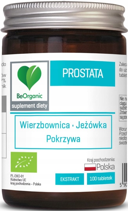 BeOrganic Prostata BIO 300 mg x 100 tabletek