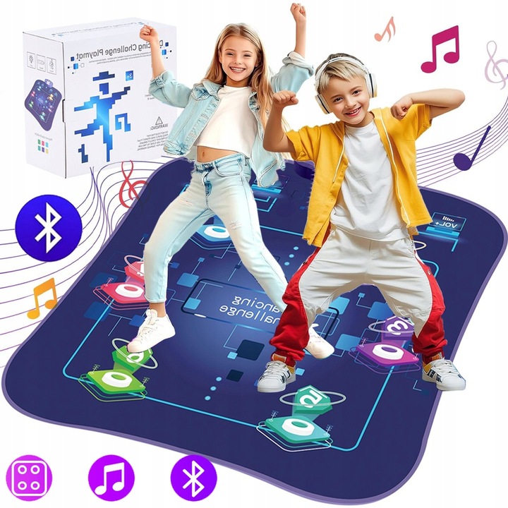 MATA DO TAŃCZENIA MUZYCZNA TANECZNA DLA DZIECI GRA INTERAKTYWNA TAŃCA ZABAW