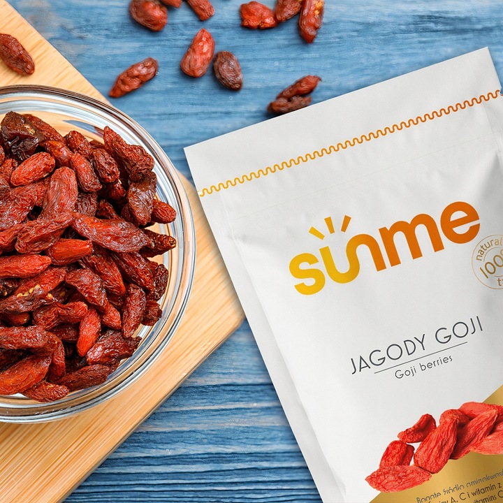 JAGODY GOJI 1kg OWOCE SUSZONE WYSOKA JAKOŚĆ 1000g jakość