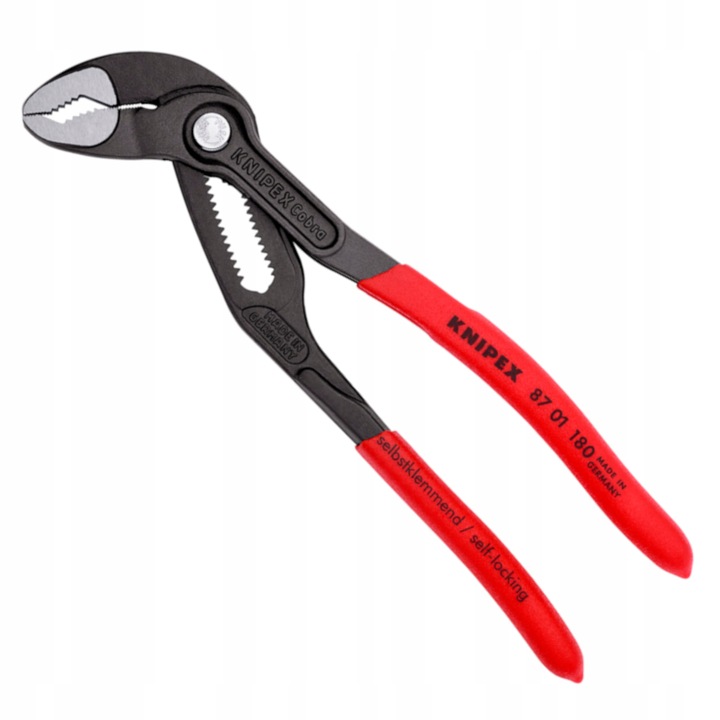 Szczypce nastawne do rur Cobra 180 mm żabka klucz Knipex 87 01 180