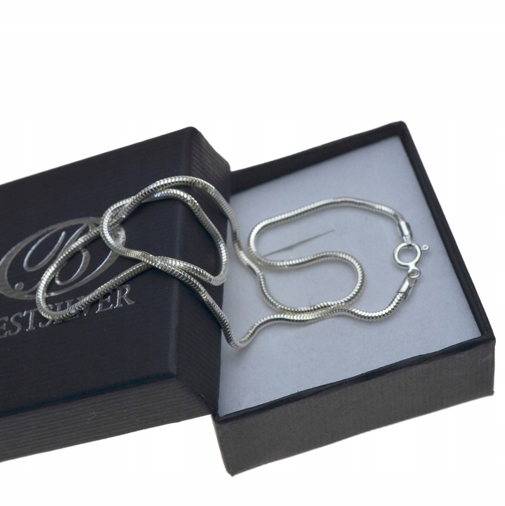 ŁAŃCUSZEK SREBRNY ŻMIJKA DAMSKI 2mm 50cm SREBRO