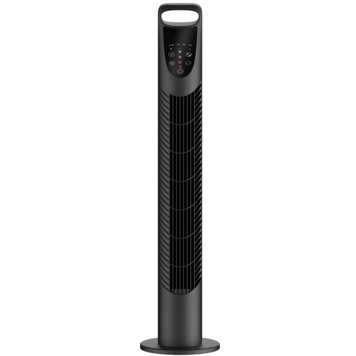 Wentylator Wiatrak Kolumnowy Obrotowy + PILOT Revento Zephyr Black Czarny