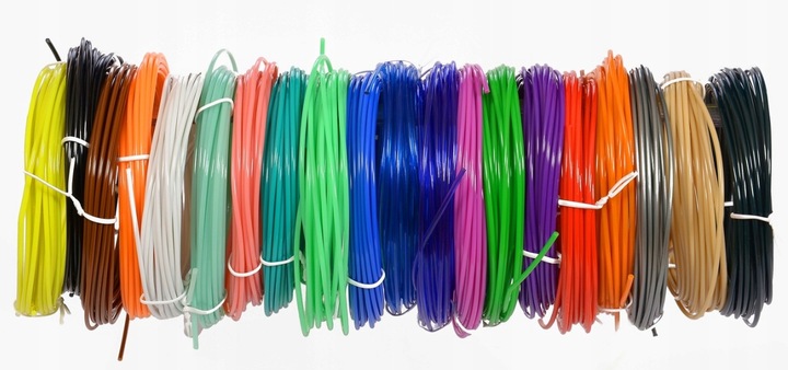 BEZPIECZNY FILAMENT PCL WKŁADY DO DŁUGOPISU 3D 100m 20x5m
