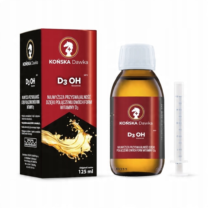 Witamina D3 OH K2 50000 Suplement Końska Dawka Carska + Olejek CBD 10%