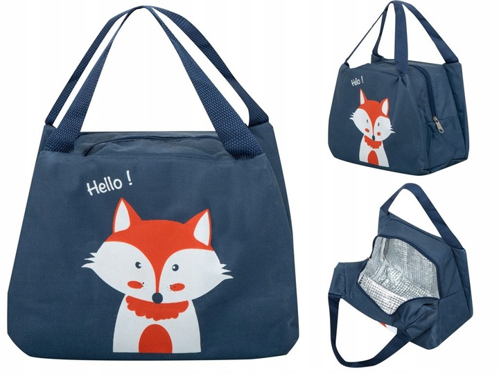 TORBA TERMICZNA IZOLACYJNA LUNCH JEDZENIE ŚNIADANIE PIKNIK PLAŻĘ BIWAK