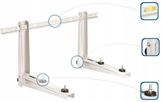 Rodigas MS257 Składany wspornik klimatyzatora