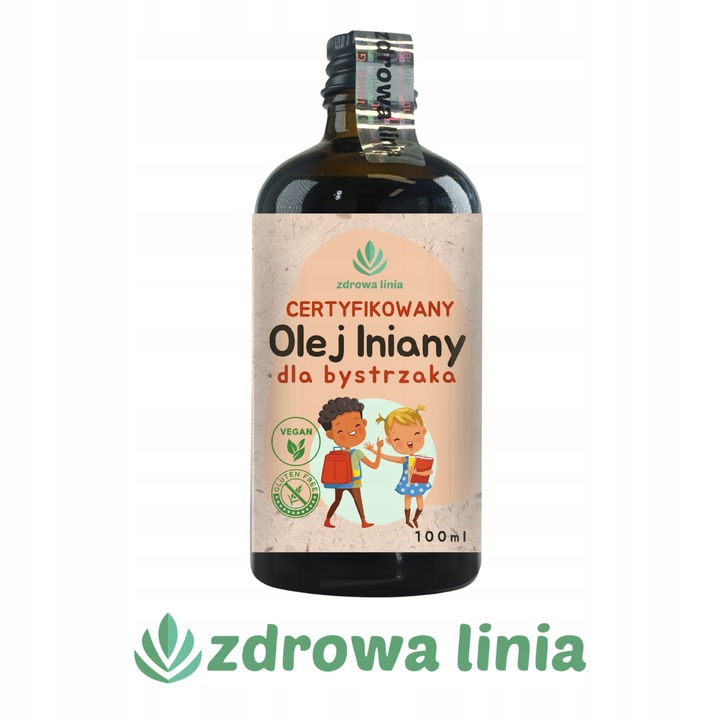 Certyfikowany olej lniany dla bystrzaka PAMIĘĆ KONCENTRACJA4