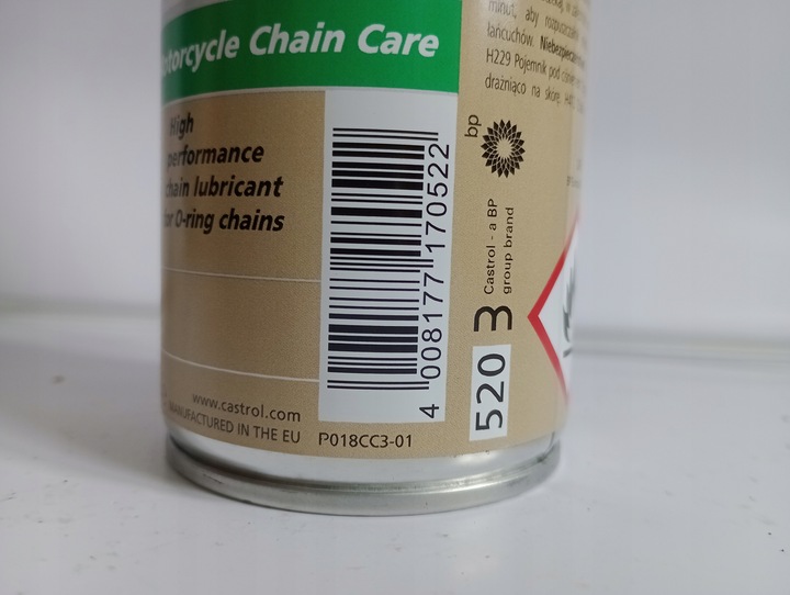 Smar Castrol Chain Spray O-R do łańcucha 400 ml