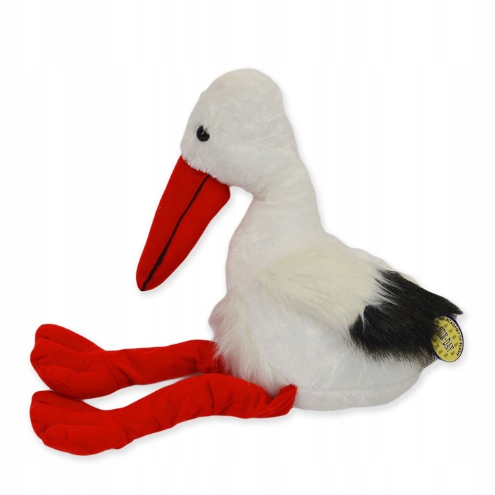 132987 SUN-DAY PLUSZOWY BOCIAN DUŻY 80 CM