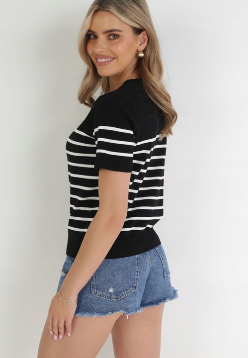 Born2Be Czarna Bluzka damska