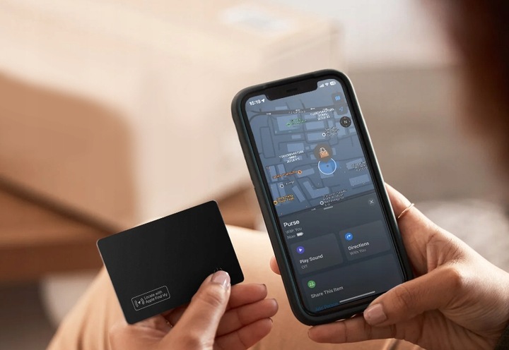 LOKALIZATOR PORTFELA KARTA GPS MINI DŹWIĘKOWY BLUETOOTH FIND MY TAG TRACKER