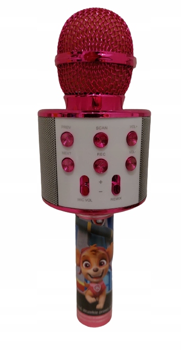 PSI PAW PATROL MIKROFON BEZPRZEWODOWY KARAOKE SKYE