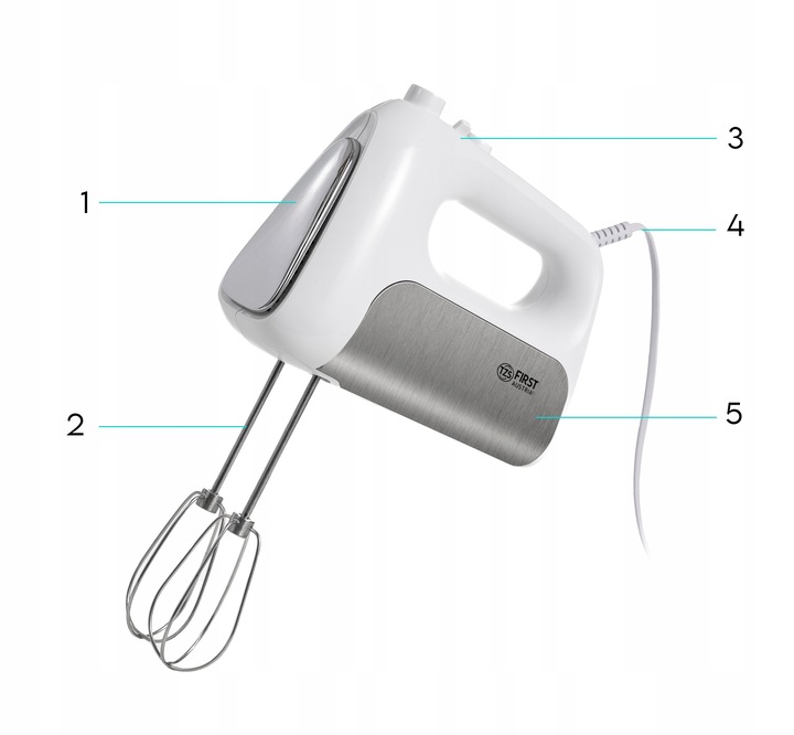 MIKSER RĘCZNY KUCHENNY MOCNY SILNIK FIRST AUSTRIA