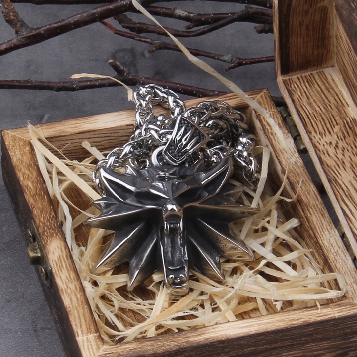 Naszyjnik Wiking Wiedźmin Stal Chirurgiczna 316L