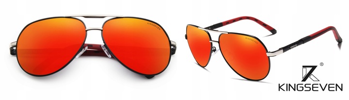 Okulary przeciwsłoneczne KINGSEVEN AVIATOR PILOTKI
